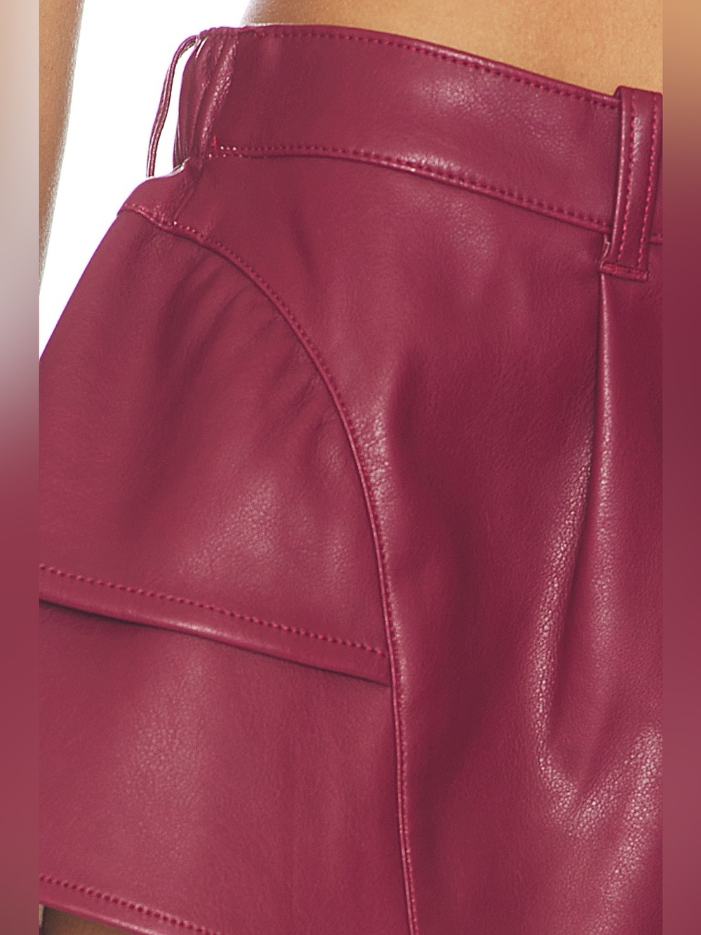 Free People Stardust Faux Leather Shorts - Picture 4 of 5